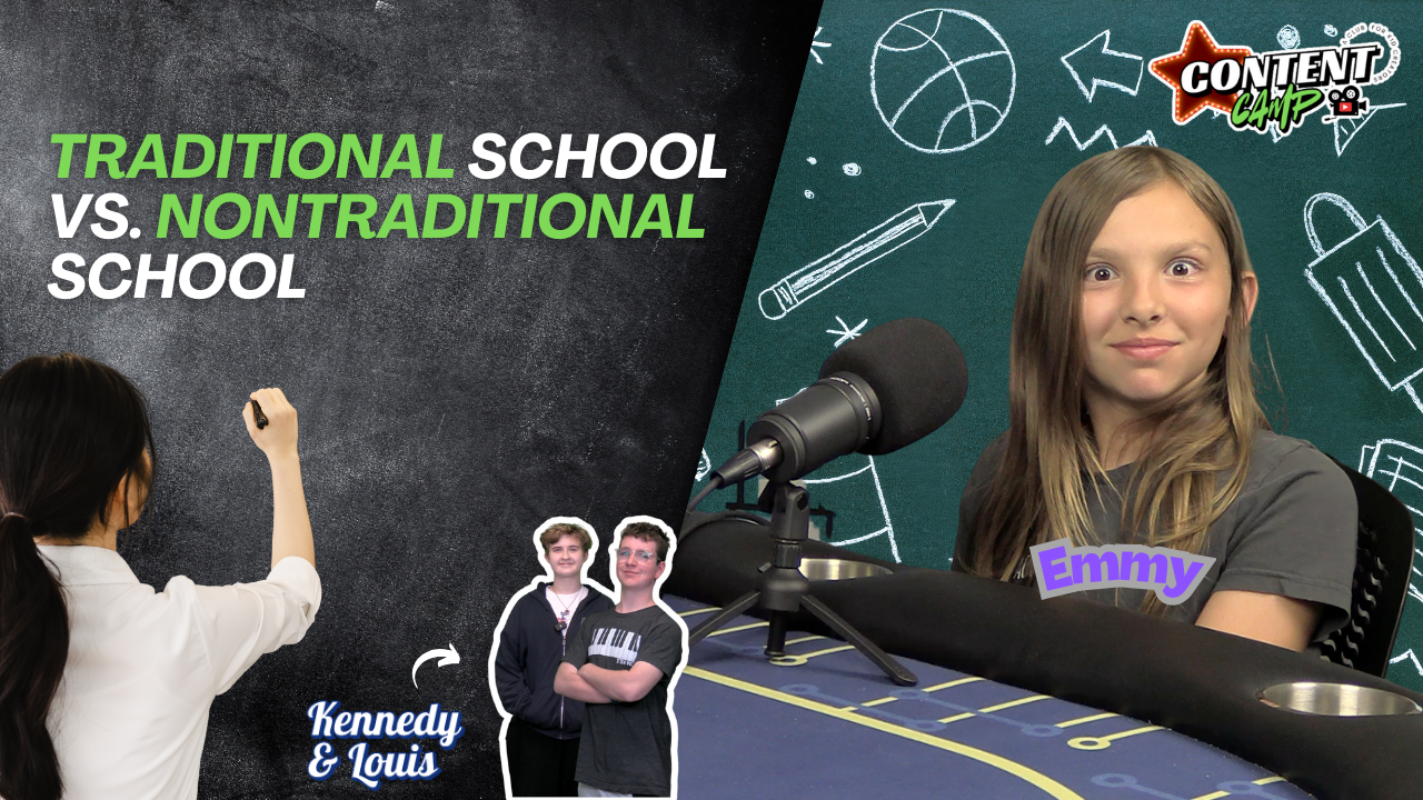 Emmy Header Emmy Metz was interviewed about non-traditional school.