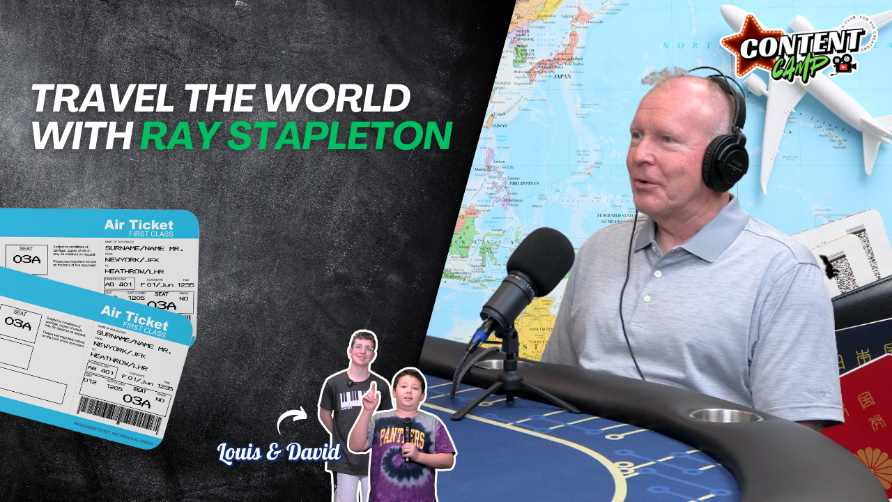 Travel the World With Ray Stapleton Ray Stapleton was a guest on Content Camp and talked about world travel.